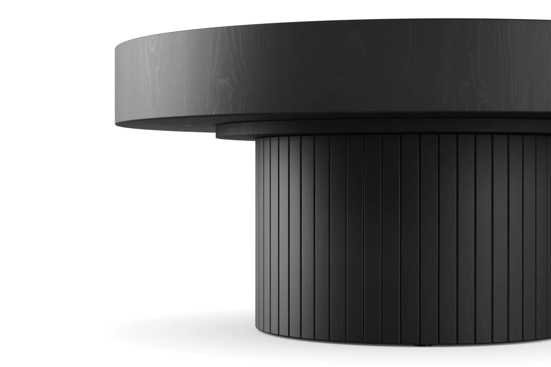 Kopparbo Soffbord 75 cm Runt Svart
