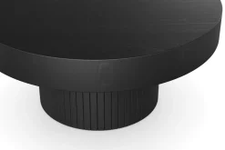 Kopparbo Soffbord 75 cm Runt Svart