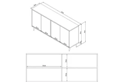 Lacus Konsollbord 150 cm