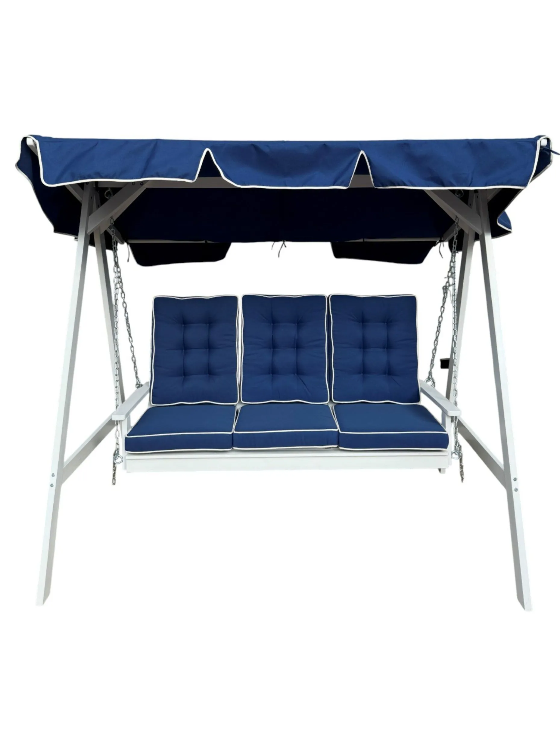 Landet Hammock Gungsoffa med tak i akacia trä inklusive dynor 195x125x159