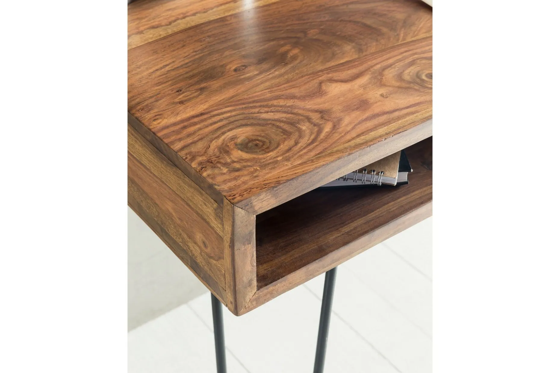 Langner Skrivbord 110 cm med Förvaring Hylla