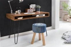 Langner Skrivbord 110 cm med Förvaring Hylla