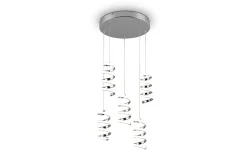 Laola LED Taklampa 5L krom 4000K