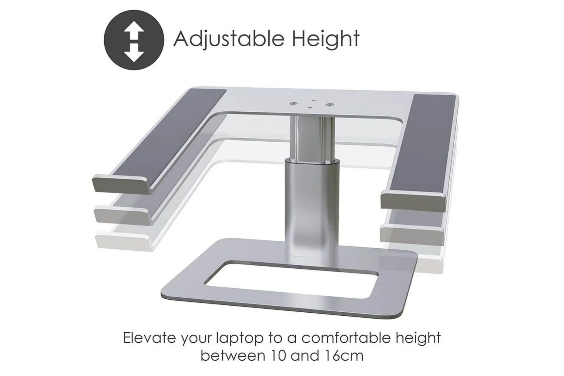 Laptopställ Desire2 Vertikalt Justerbart