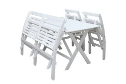 Larios Matgrupp Utomhus + 2 Ihoppfällbara Utestolar + Bänk Utomhus