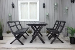 Larios Matgrupp Utomhus 76 cm + 2 Matstolar Utomhus + Bänk Utomhus