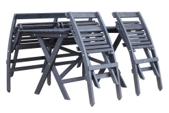 Larios Matgrupp Utomhus 76 cm + 2 Matstolar Utomhus + Bänk Utomhus