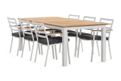 Las Vegas Matgrupp Utomhus 220-280 cm + 6 Oliver Matstol