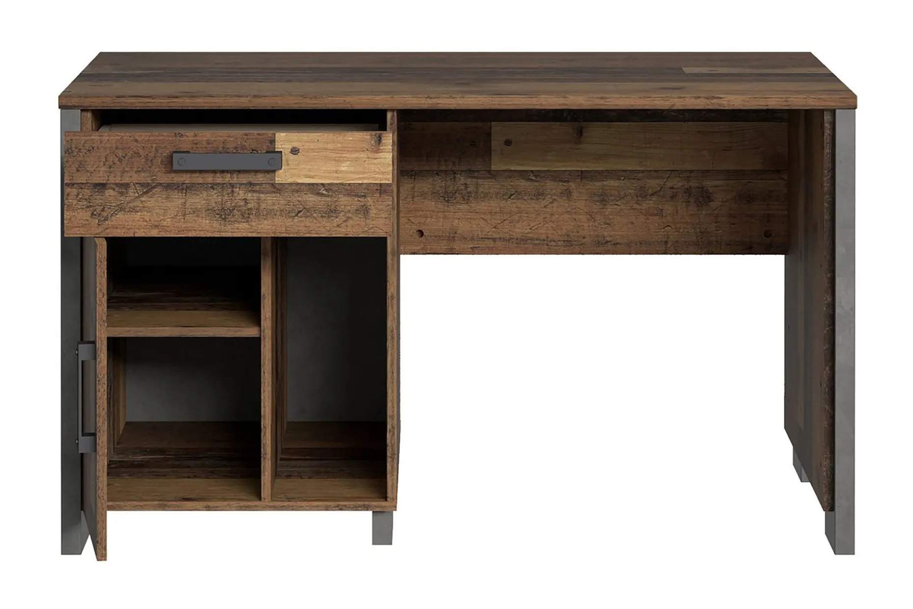 Lazarius Skrivbord 155 cm med Förvaring Skåp + Låda + Hylla