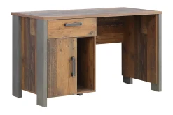 Lazarius Skrivbord 155 cm med Förvaring Skåp + Låda + Hylla