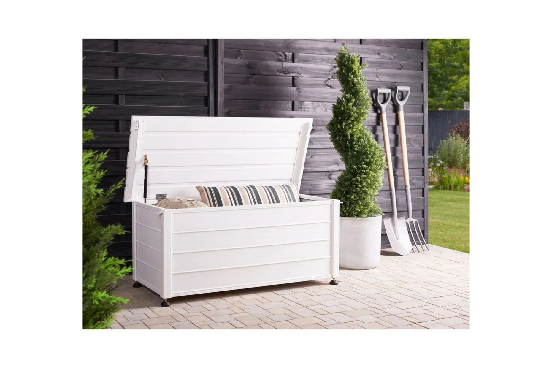 Låda Campalto Vit, 113x50x52 cm