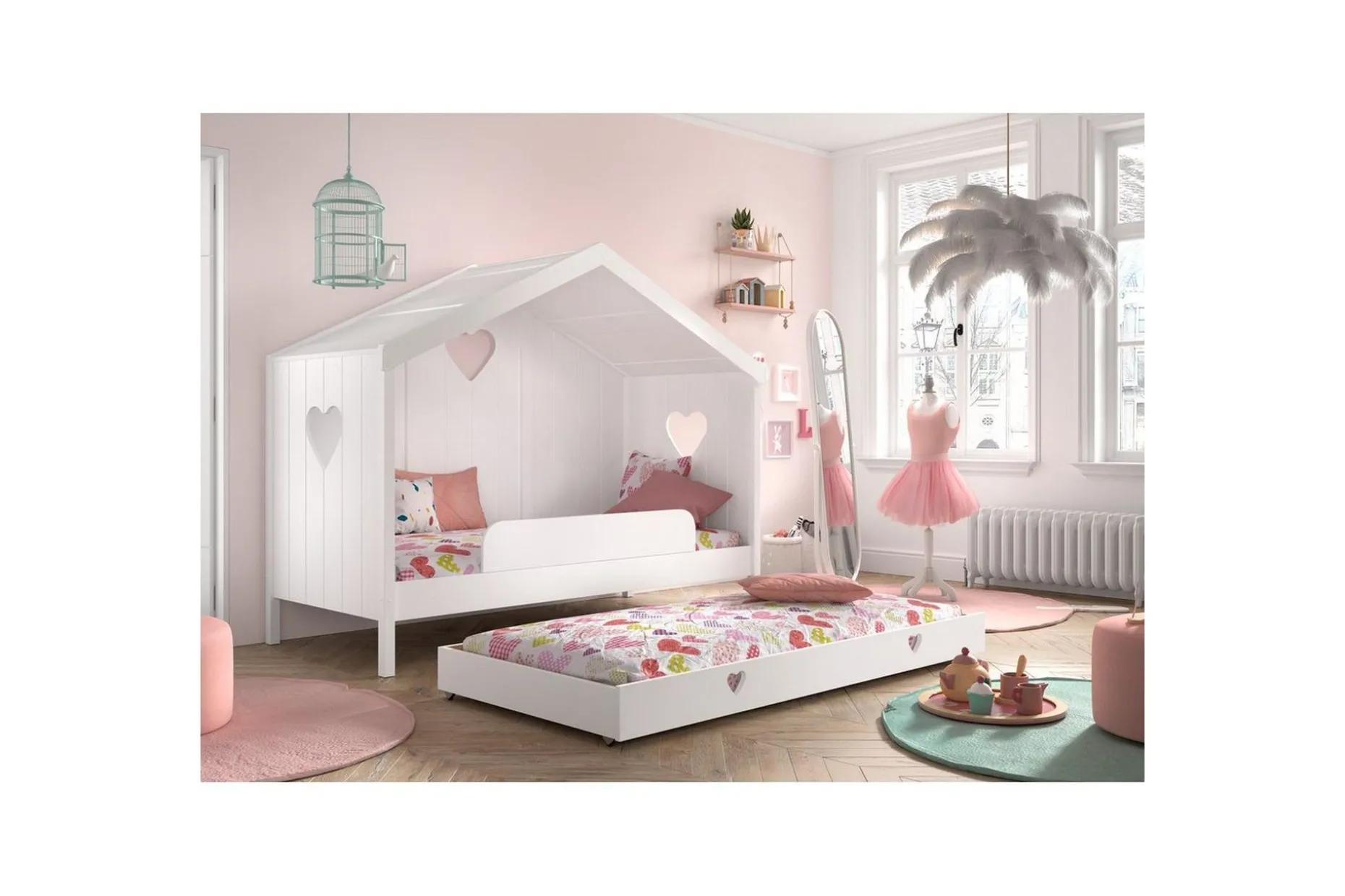 Låda för HouseBed Amori Vit
