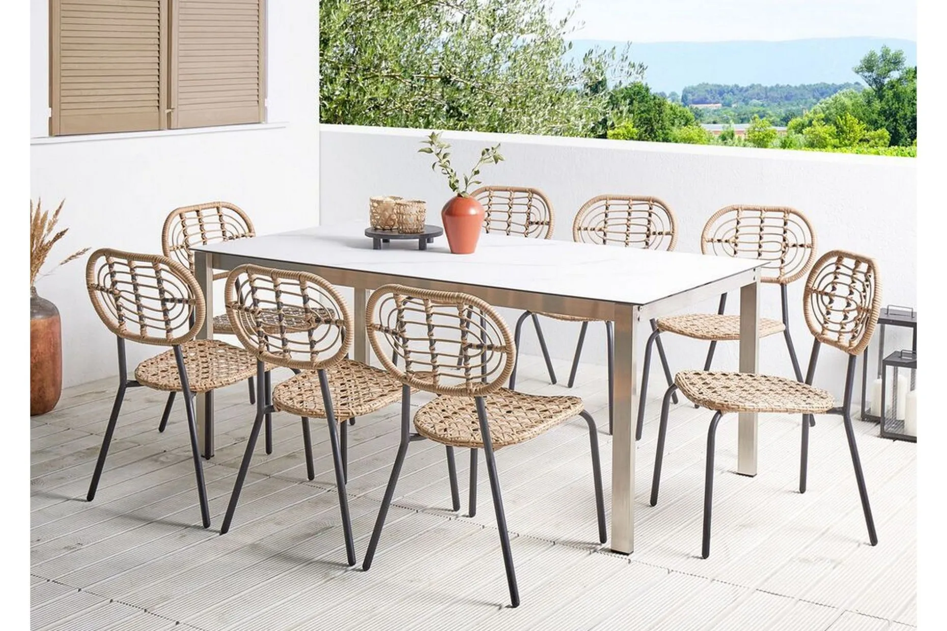 Leamington Matstol Utomhus