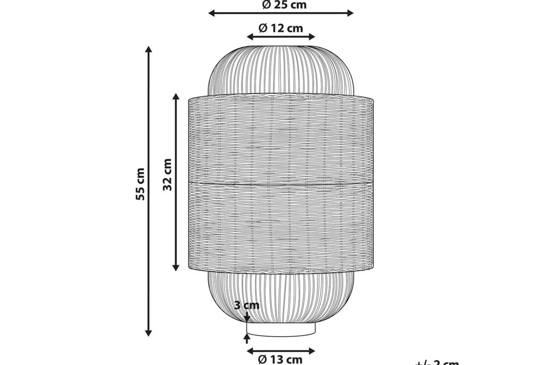 Leftyr Bordslampa 55 cm E27