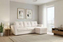 Leia 3-sits vändbar Bäddsoffa med divan och förvaring
