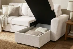 Leia 3-sits vändbar Bäddsoffa med divan och förvaring