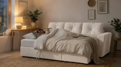 Leia 3-sits vändbar Bäddsoffa med divan och förvaring