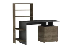 Leluard Skrivbord 146 cm med Förvaring Hyllor + Skåp
