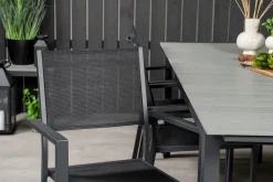 Levels Matgrupp Utomhus 230-310 cm Rektangulär med 6 Copacabana Utestolar