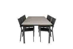 Levels Matgrupp Utomhus 230-310 cm Rektangulär med 6 Copacabana Utestolar