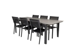 Levels Matgrupp Utomhus 230-310 cm Rektangulär med 6 Copacabana Utestolar
