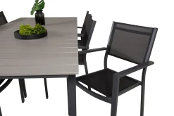 Levels Matgrupp Utomhus 230-310 cm Rektangulär med 6 Copacabana Utestolar