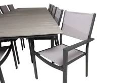 Levels Matgrupp Utomhus 225-325 cm Rektangulär med 10 Copacabana Utestolar