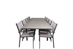 Levels Matgrupp Utomhus 225-325 cm Rektangulär med 10 Copacabana Utestolar