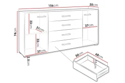 Lindesberg Byrå 156 cm