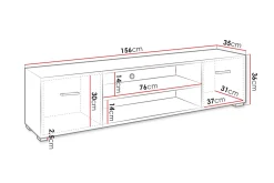 Lindesberg Tv-bänk 156 cm