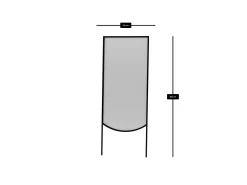 Linor Golvspegel 70x180 cm