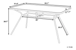 Livo Trädgårdsmöbelset Med Utebord+6 Utestolar