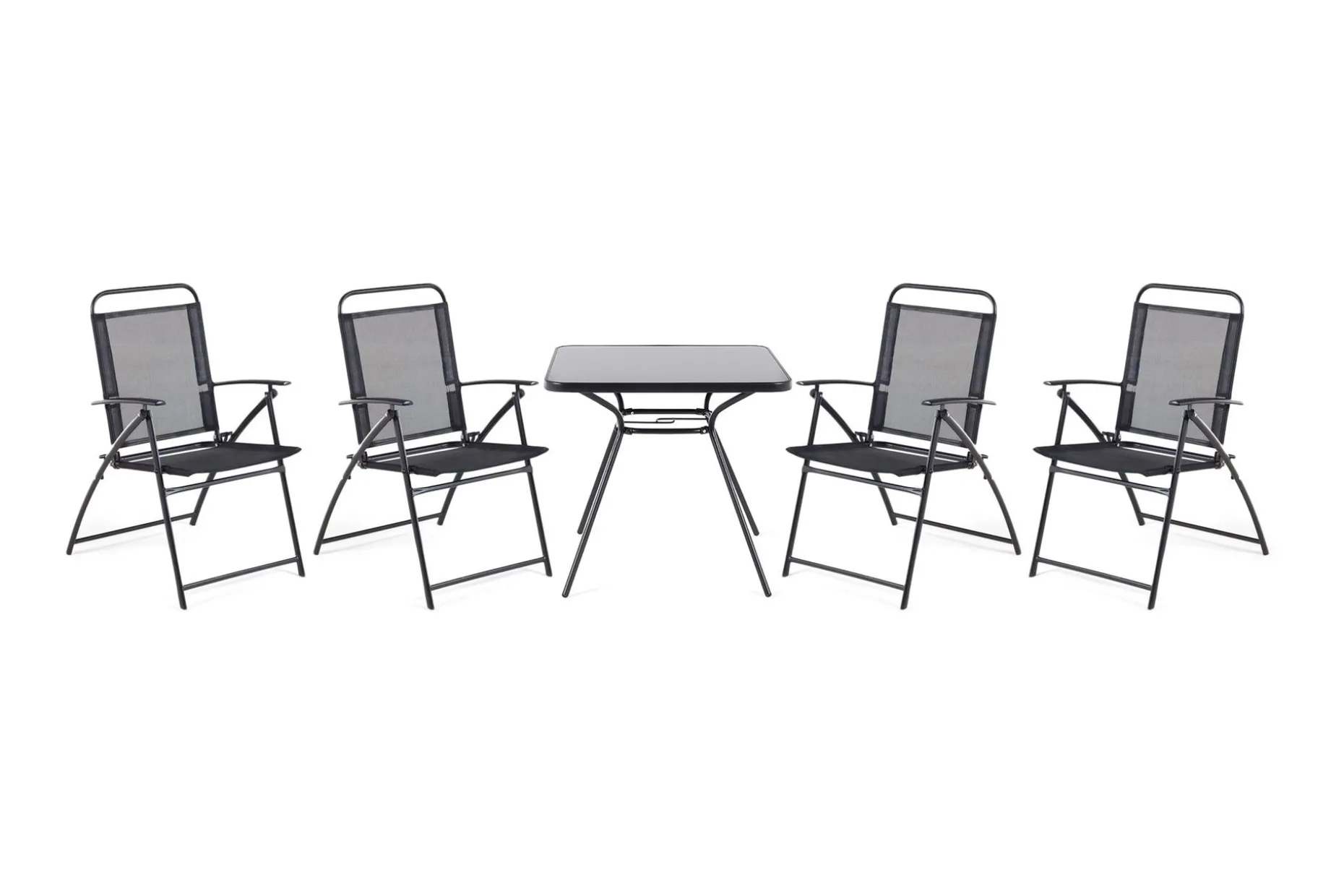 Livo Trädgårdsmöbelset Med Utebord+4 Utestolar