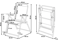 Livo Trädgårdsmöbelset Med Utebord+4 Utestolar