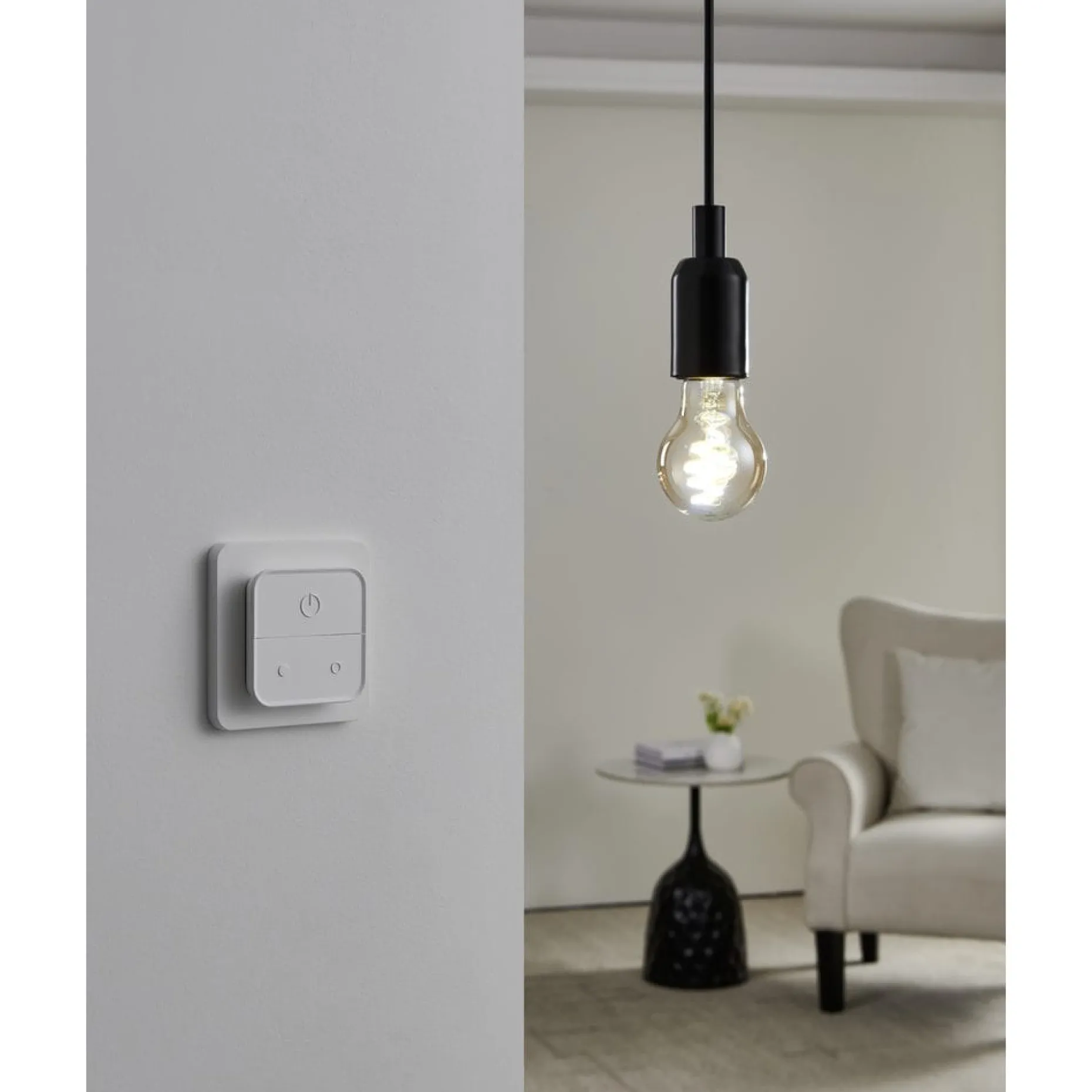 Ljuskälla 2xLM-ZIG-CCT E27 A60 4,9W Amber + Brytare