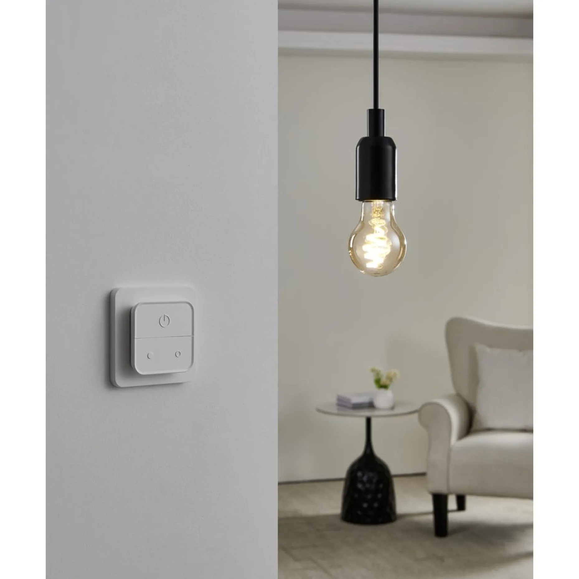 Ljuskälla 2xLM-ZIG-CCT E27 A60 4,9W Amber + Brytare