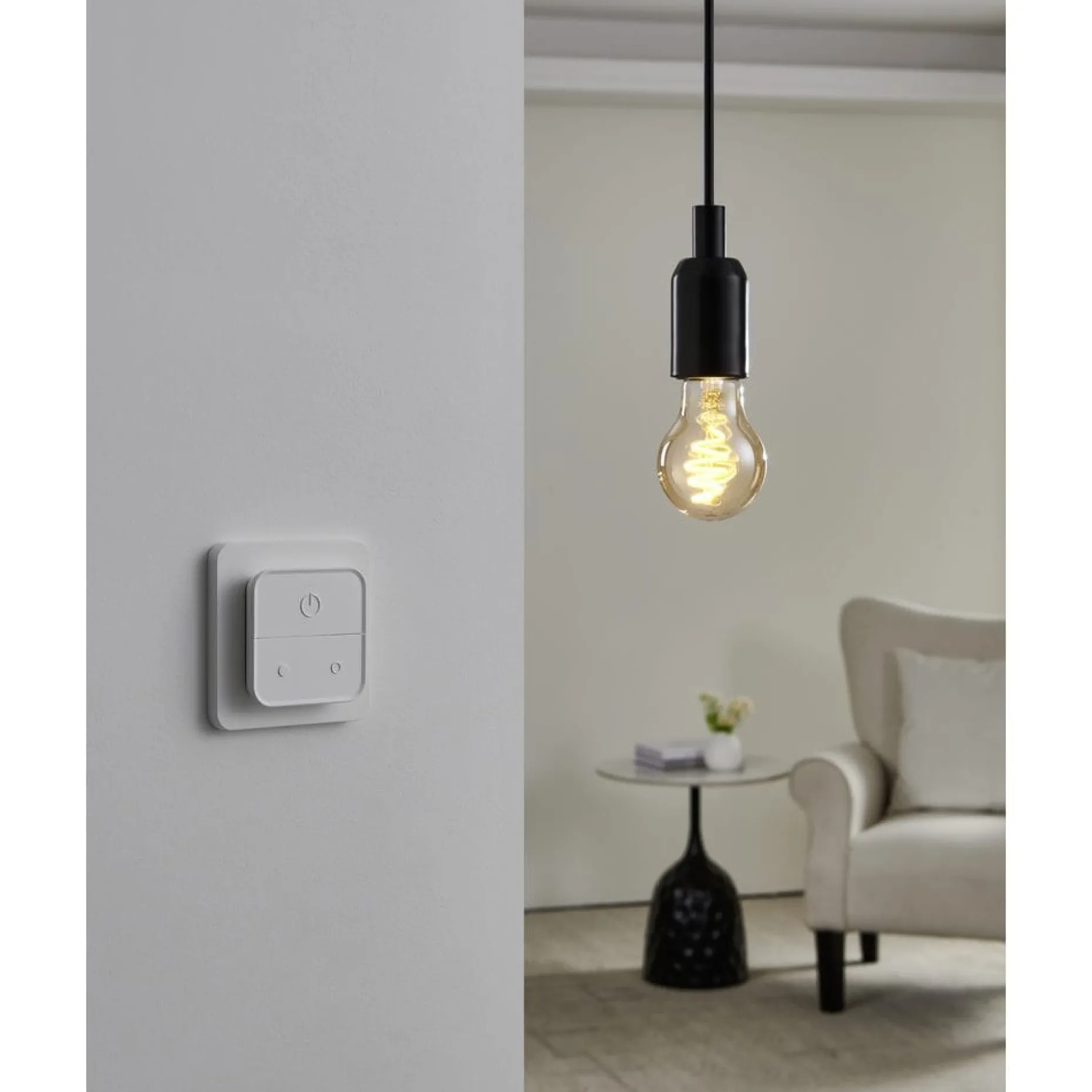 Ljuskälla 2xLM-ZIG-CCT E27 A60 4,9W Amber + Brytare