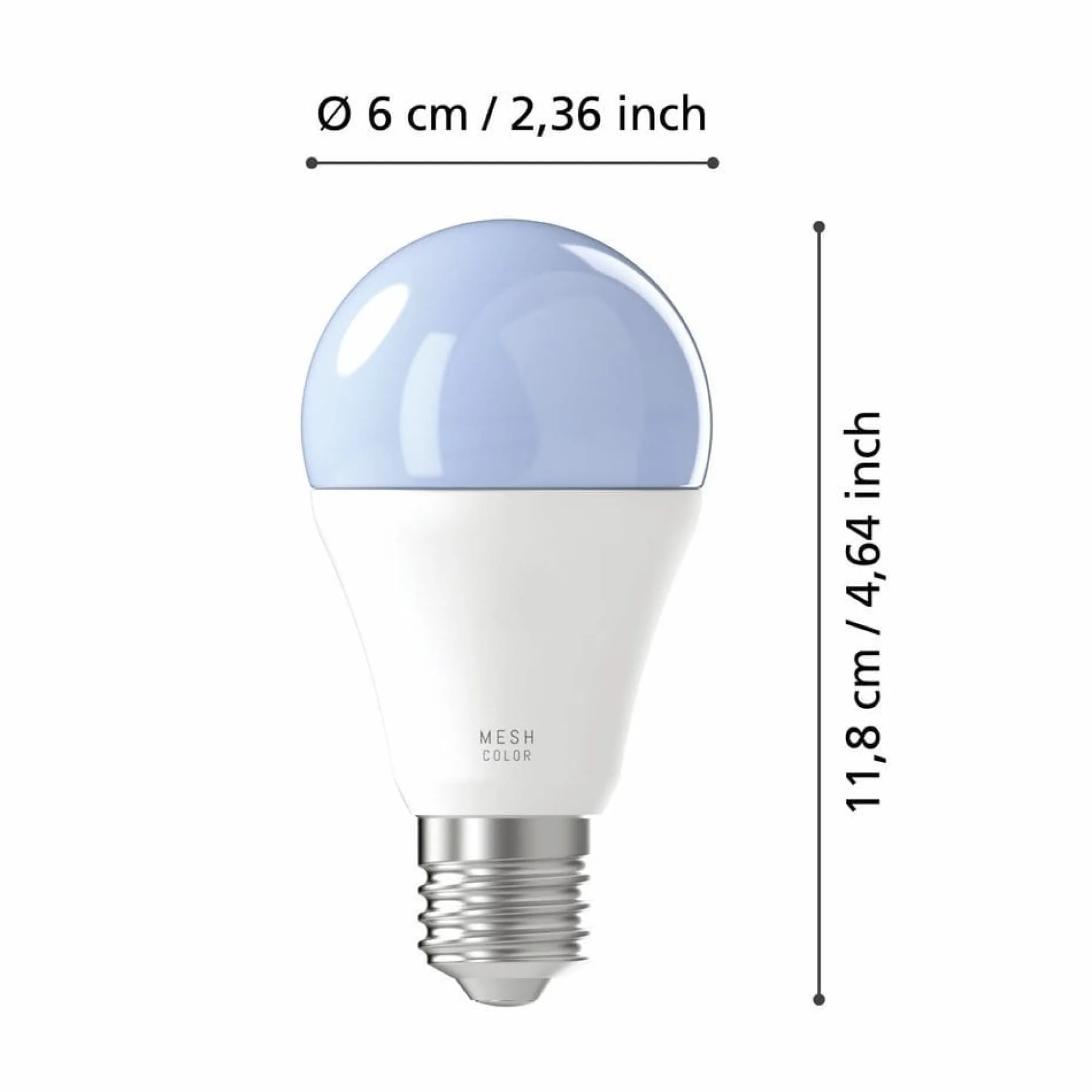 Ljuskälla 2xLM-ZIG-RGB/CCT E27 A60 9W Brytare
