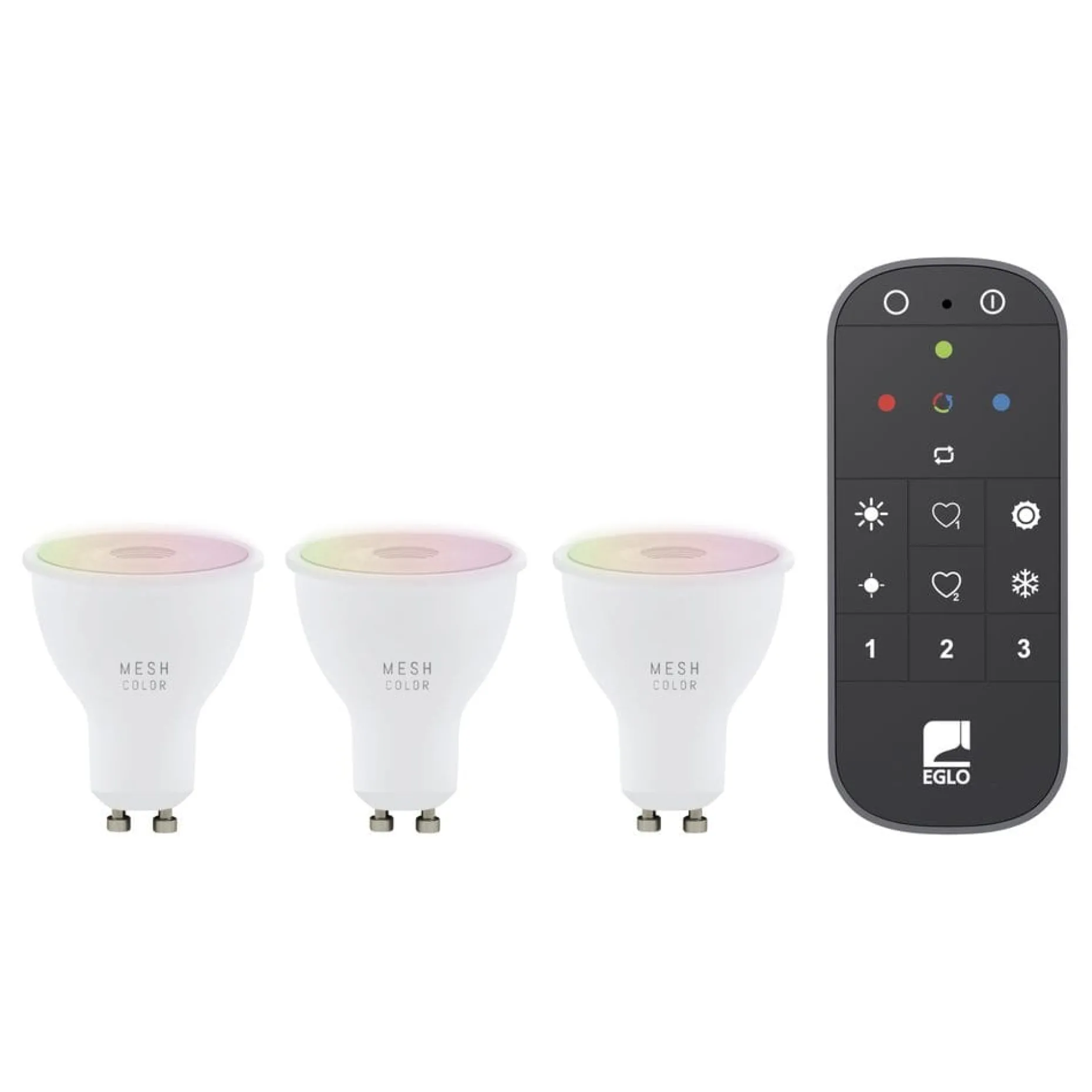Ljuskälla 3xLM-ZIG-RGB/CCT GU10 4,5W+1XFB