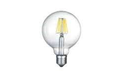 LK LED E27 filament globe 6W 810lm 2700K 3-steg