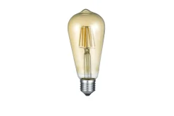 LK LED E27 filament industrial 6W 420lm 2700K brun