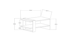 Lorva Soffbord 80 cm