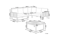 Loungegrupp Baratti 4-Sits