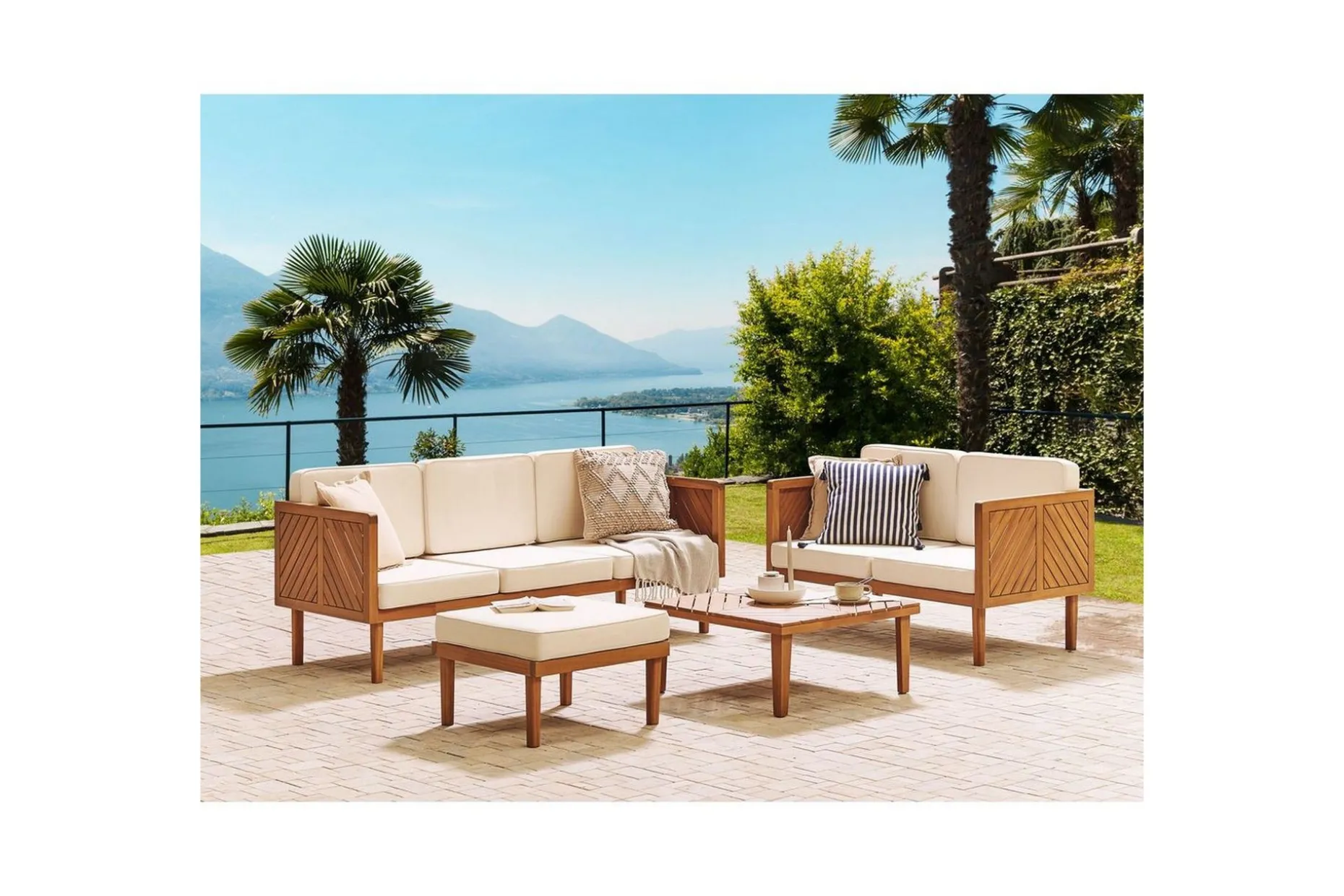 Loungegrupp med 2 sits soffa Baratti