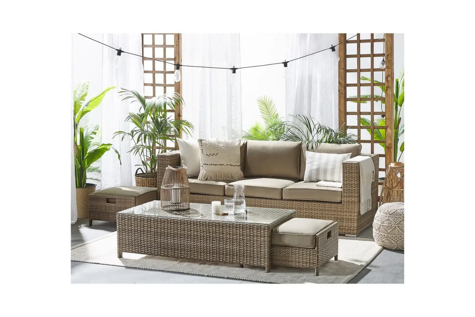 Loungegrupp med bord Belluno