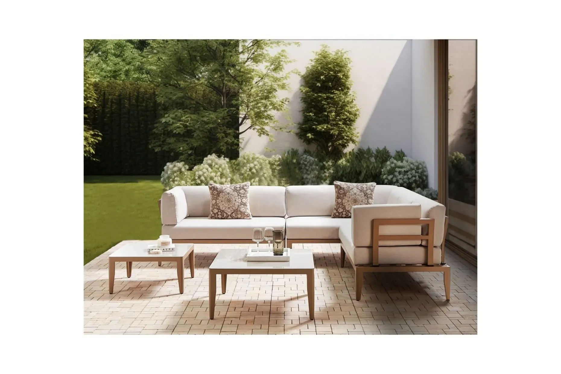 Loungegrupp Rima III Beige