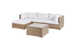 Loungegrupp Sano Natur/vit, Högervänd