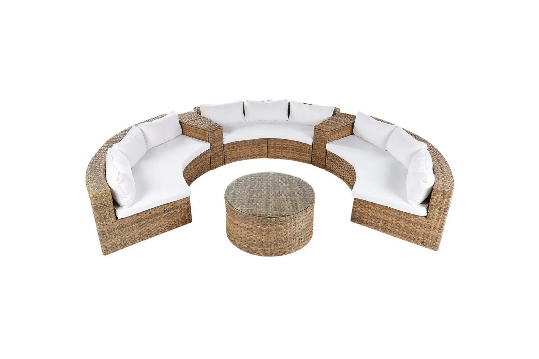 Loungegrupp Severo Brun/Vit