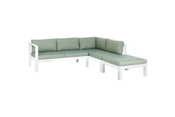 Loungegrupp 5-sits Messina Grön/vit/grå