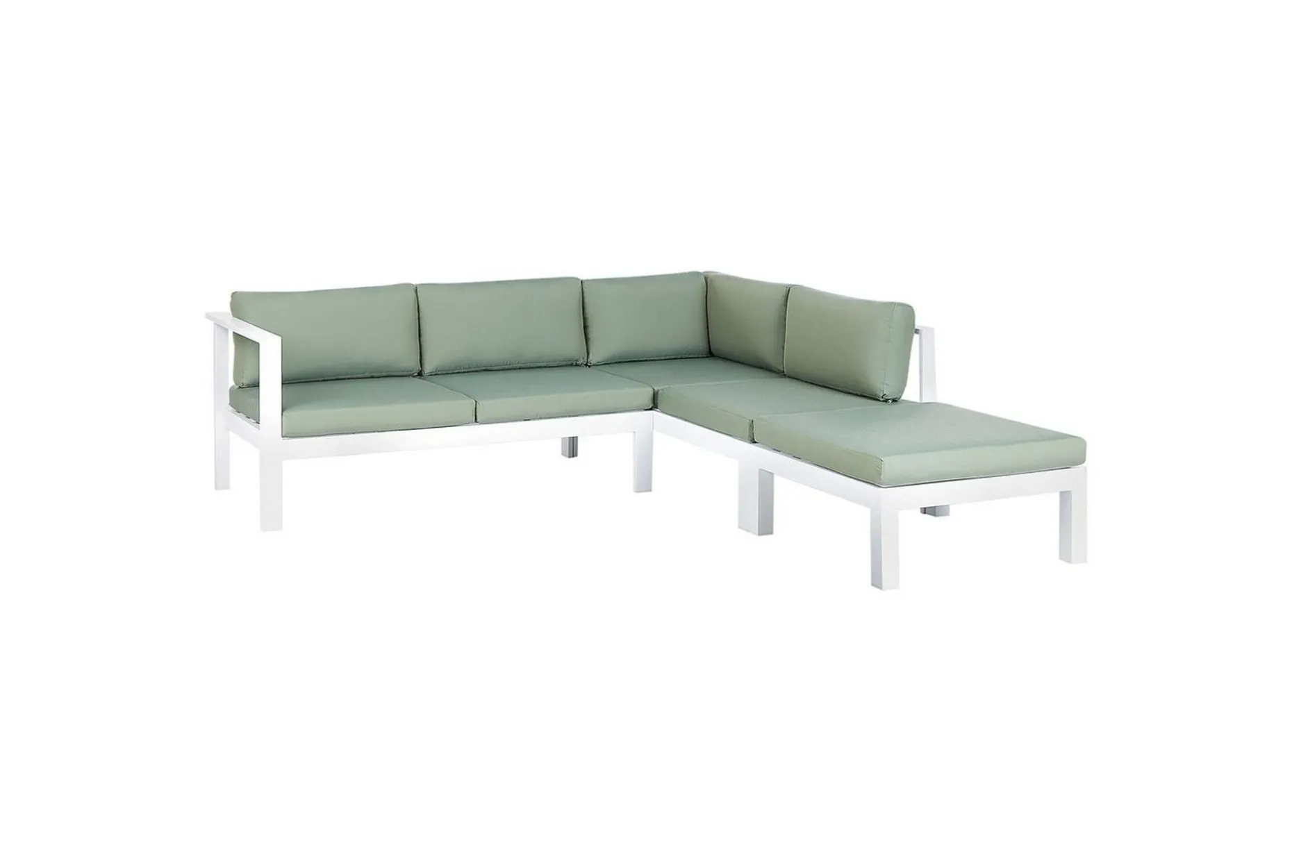 Loungegrupp 5-sits Messina Grön/vit/grå